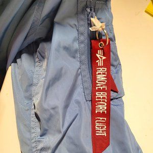 ALPHA INDUSTRIES/NWT Nylon G.I. Utility Jacket in Blue